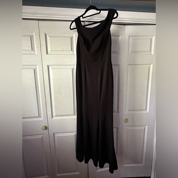 Azazie Black Maxi Dress - Picture 1 of 10